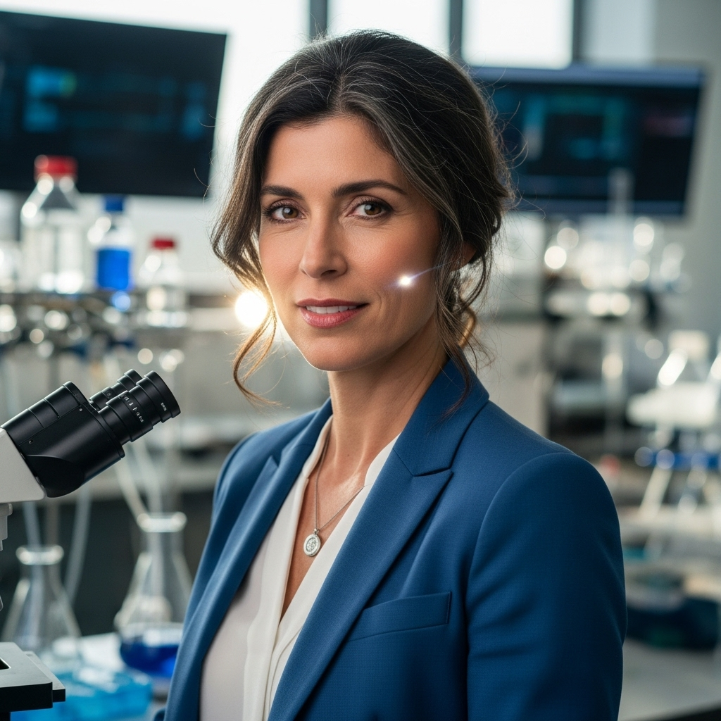 Portrait de Dr. Elena Rossi, chercheuse en IA éthique