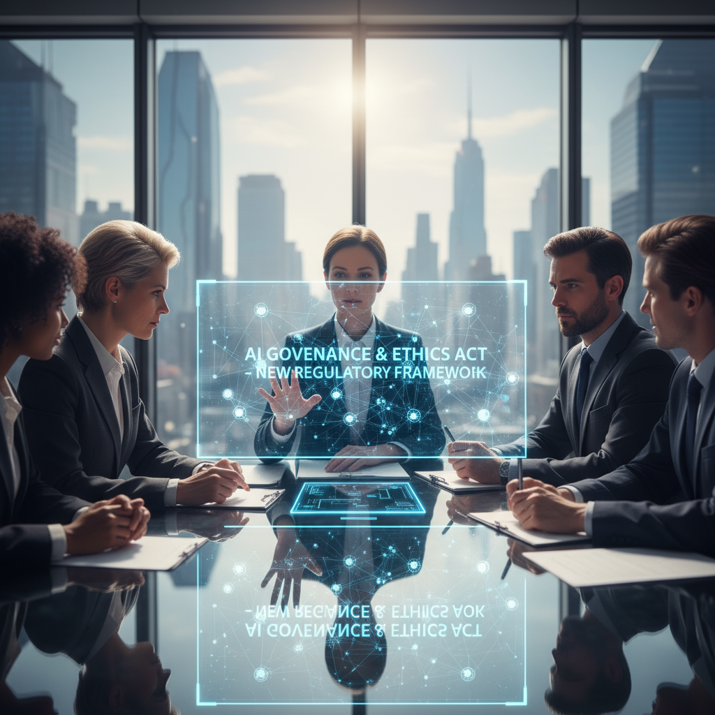 Réseau IA abstrait représentant la clarification des décisions quotidiennes